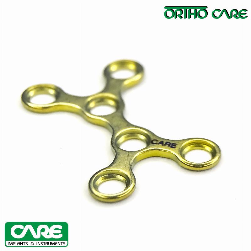 Подвійна Y-подібна пластина з 6 отворами товщиною 1,0 мм